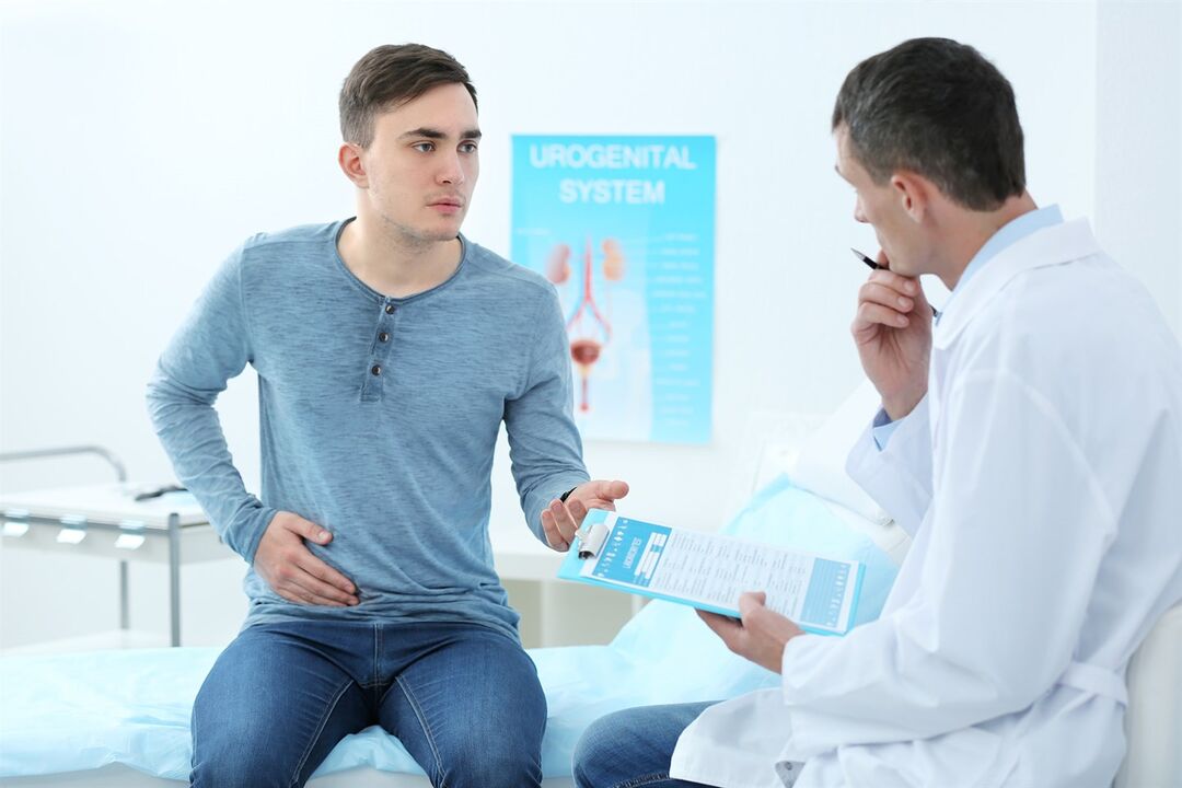 Obisk zdravnika zaradi prostatitisa