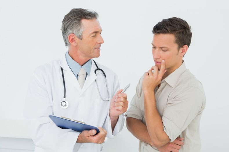 Zdravnik predpiše zdravljenje prostatitisa