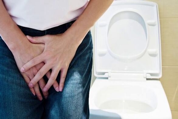 Eden od simptomov prostatitisa je zastajanje urina